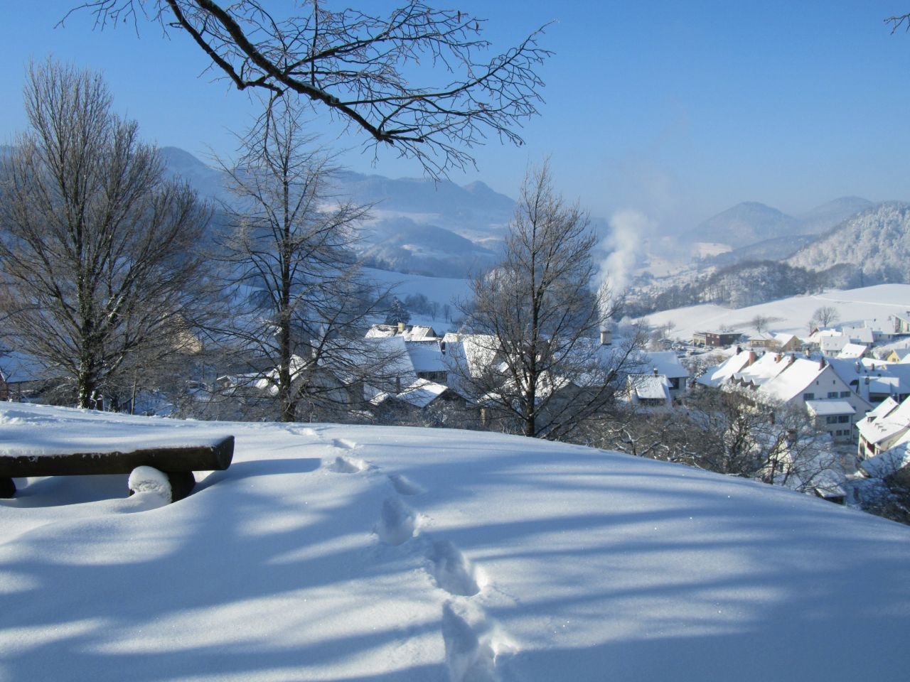 Titterter Winterlandschaft (Foto Hans Peter Aebischer)